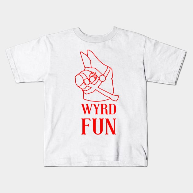 Wyrd Pinata Big Head Kids T-Shirt by wyrdfun